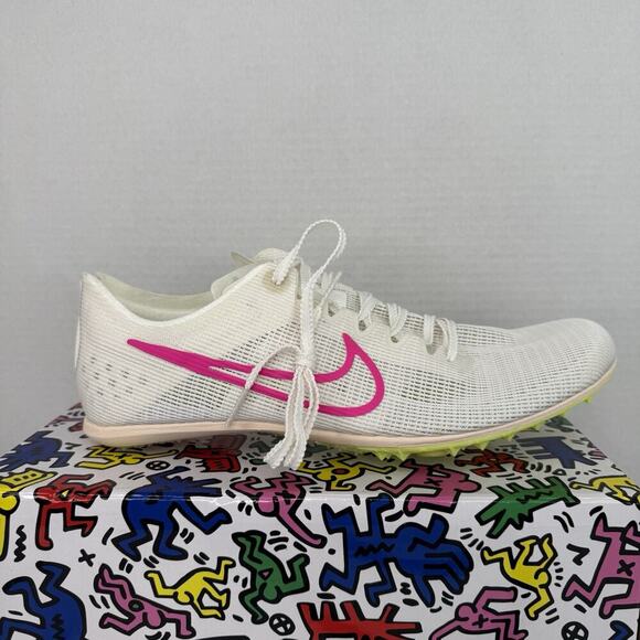 NEW Nike Men's Zoom Mamba 6 Sail Pink Track & Field Spikes DR2733-101 Size 10.5 - Picture 3 of 10